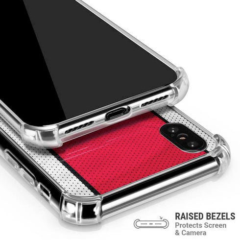 NBA Chicago Bulls Away Jersey iPhone XS Max Clear Case